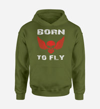 Thumbnail for Born To Fly SKELETON Designed Hoodies