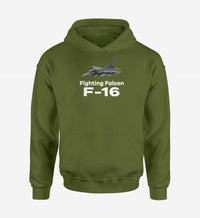 Thumbnail for The Fighting Falcon F16 Designed Hoodies