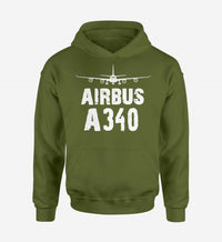 Thumbnail for Airbus A340 & Plane Designed Hoodies