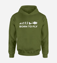 Thumbnail for Born To Fly Helicopter Designed Hoodies