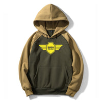 Thumbnail for Born To Fly & Badge Designed Colourful Hoodies