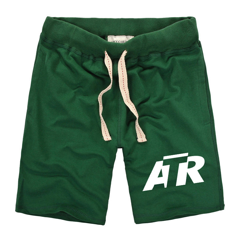 ATR & Text Designed Cotton Shorts