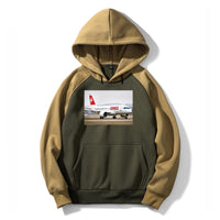 Thumbnail for Swiss Airlines Bombardier CS100 Designed Colourful Hoodies