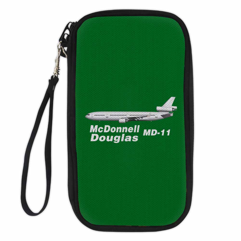 The McDonnell Douglas MD-11 Designed Travel Cases & Wallets