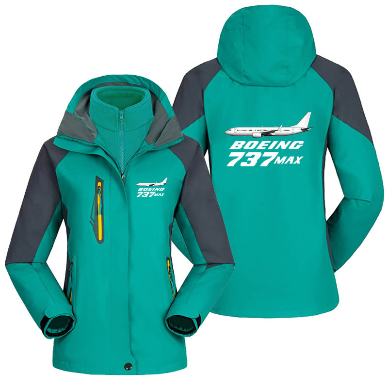 The Boeing 737Max Designed Thick "WOMEN" Skiing Jackets