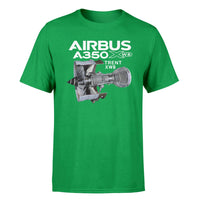 Thumbnail for Airbus A350 & Trent Wxb Engine Designed T-Shirts