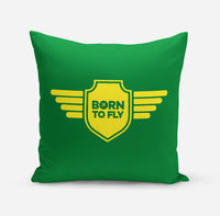 Thumbnail for Born To Fly & Badge Designed Pillows