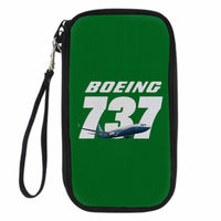 Thumbnail for Super Boeing 737+Text Designed Travel Cases & Wallets
