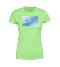 Thumbnail for Beautiful Painting of Boeing 787 Dreamliner Designed Women T-Shirts