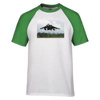 Thumbnail for Departing Super Fighter Jet Designed Raglan T-Shirts