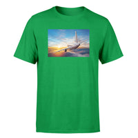 Thumbnail for Airliner Jet Cruising over Clouds Designed T-Shirts