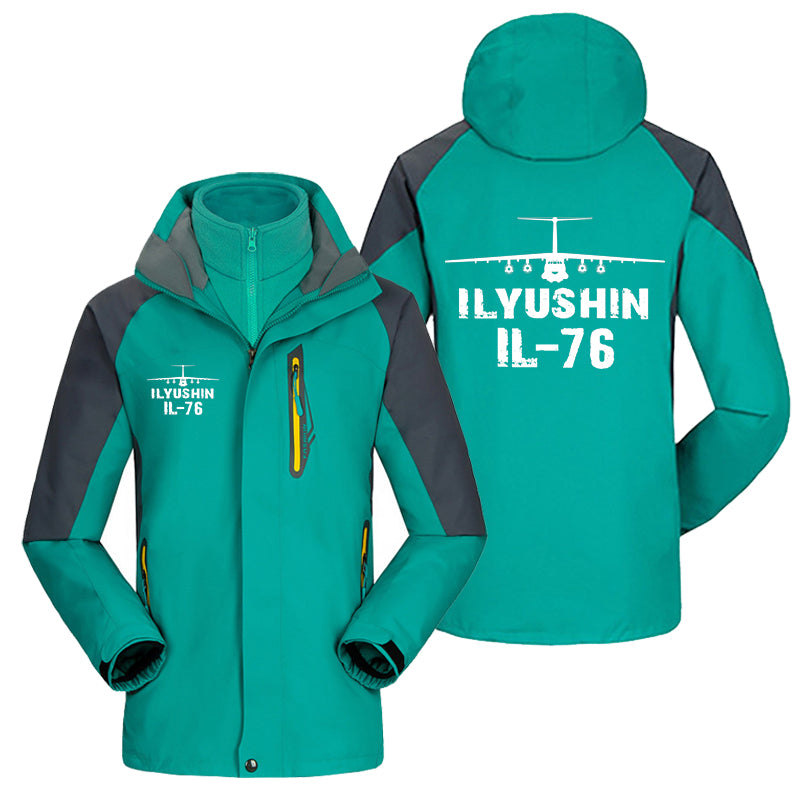 ILyushin IL-76 & Plane Designed Thick Skiing Jackets