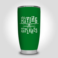 Thumbnail for Still Playing With Airplanes Designed Tumbler Travel Mugs