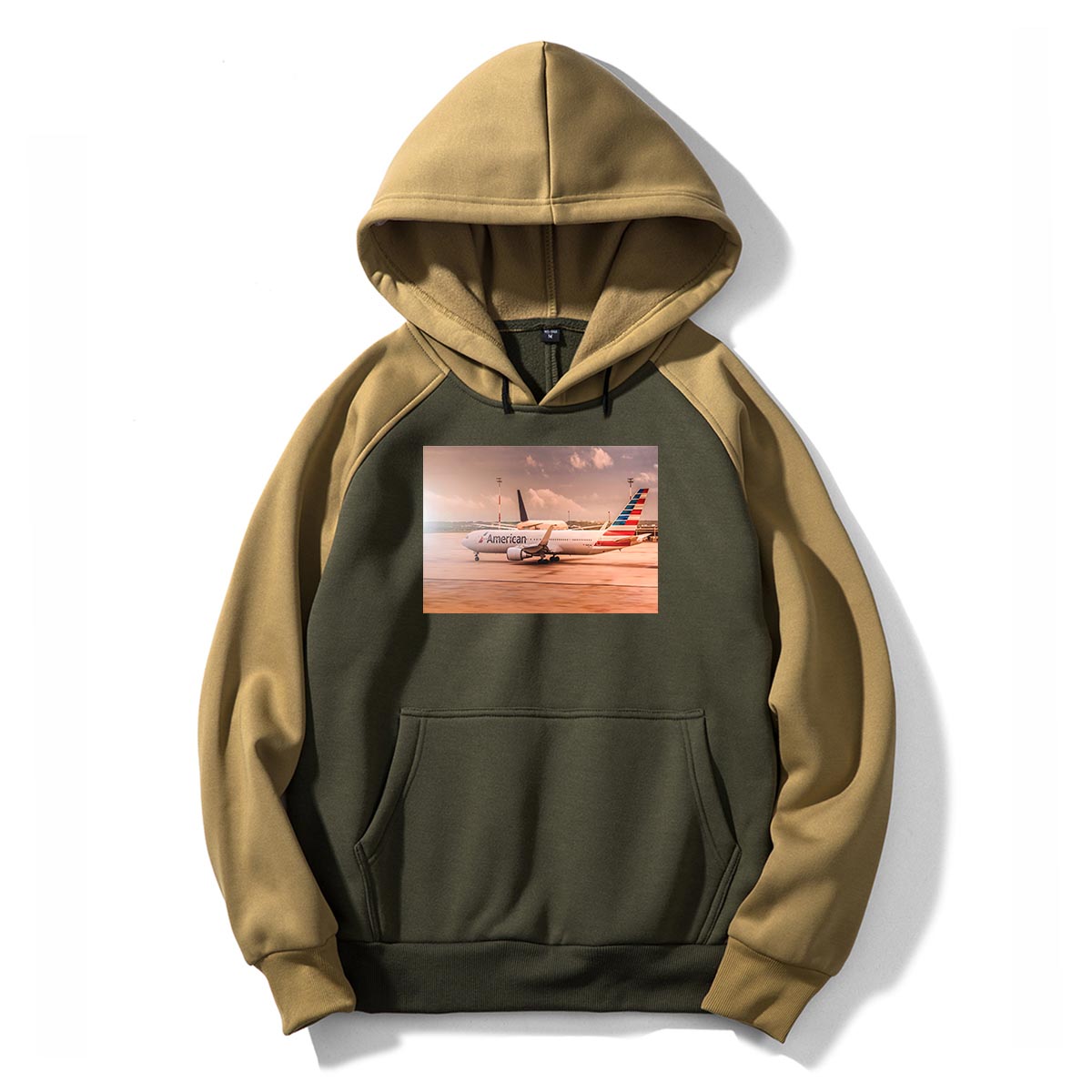 American Airlines Boeing 767 Designed Colourful Hoodies