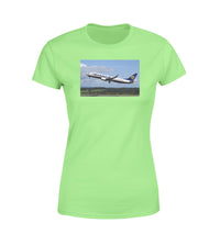 Thumbnail for Departing Ryanair's Boeing 737 Designed Women T-Shirts