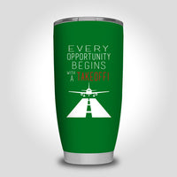 Thumbnail for Every Opportunity Designed Tumbler Travel Mugs