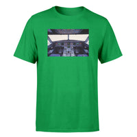 Thumbnail for Airbus A320 Cockpit (Wide) Designed T-Shirts