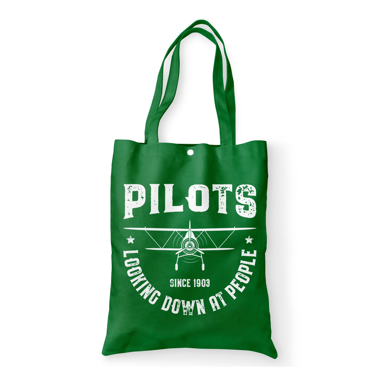 Pilots Looking Down at People Since 1903 Designed Tote Bags