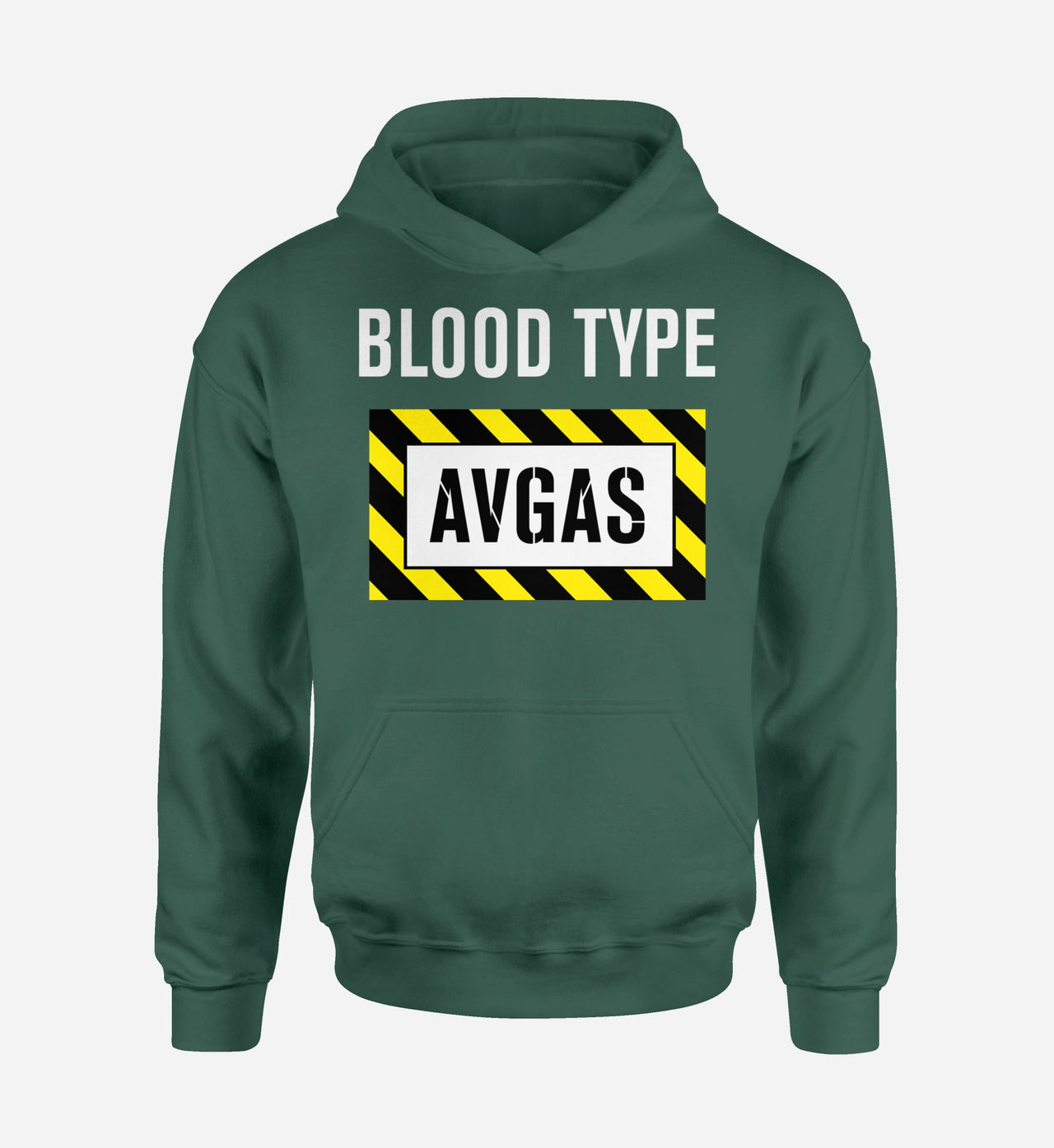 Blood Type AVGAS Designed Hoodies