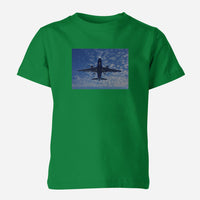 Thumbnail for Airplane From Below Designed Children T-Shirts