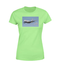 Thumbnail for Landing British Airways A380 Designed Women T-Shirts
