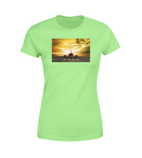 Thumbnail for Ready for Departure Passanger Jet Designed Women T-Shirts