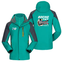 Thumbnail for Boeing 747 & PW4000-94 Engine Designed Thick Skiing Jackets
