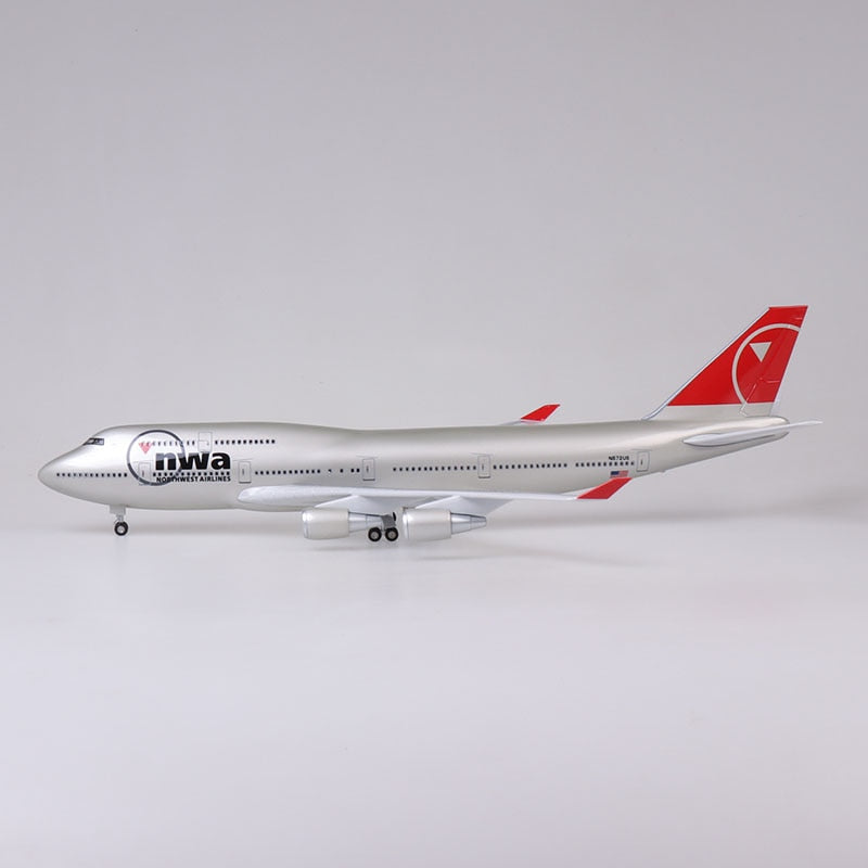 NWA Northwest Boeing 747 Airplane Model (47CM)