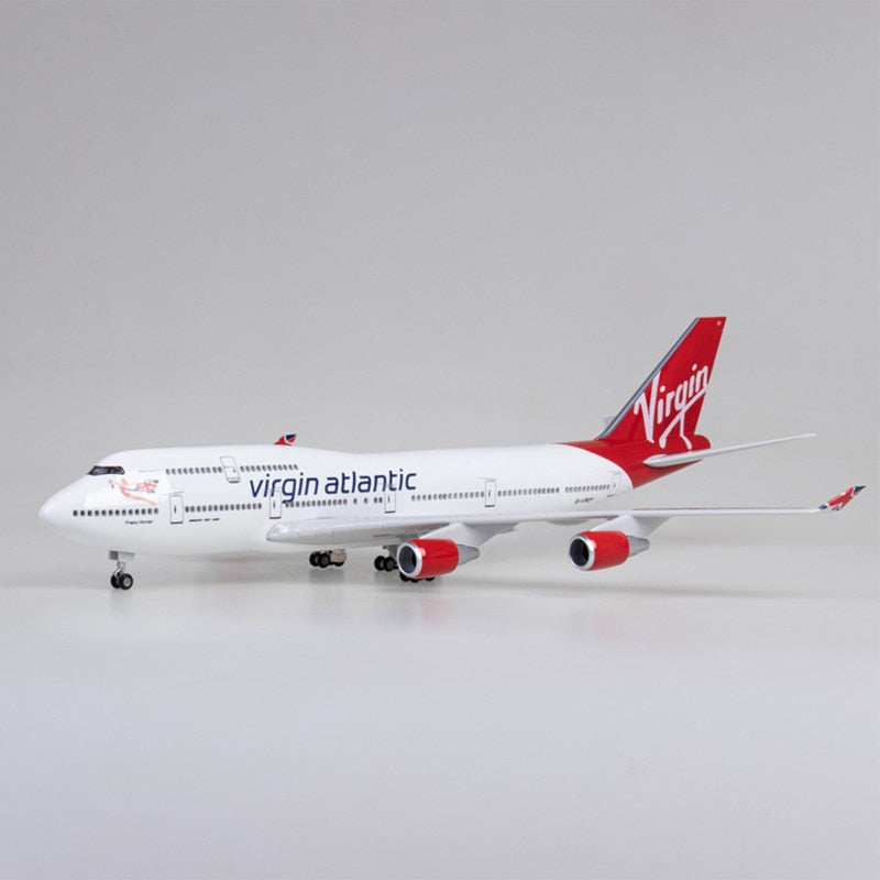 Virgin Atlantic Boeing 747 Airplane Model (1/160 Scale - 47CM)