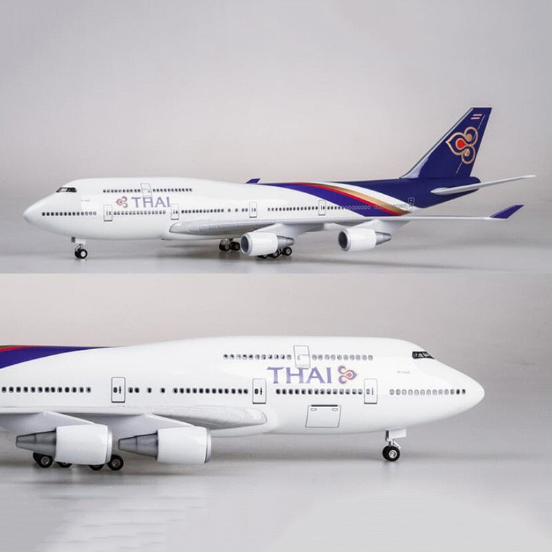 Thai Airways Boeing 747 Airplane Model (1/160 Scale - 47CM)