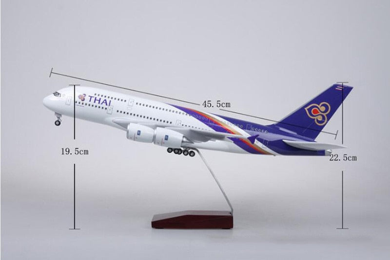Thai Airways Airbus A380 Airplane Model (1/160 Scale)