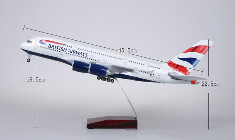 British Airways Airbus A380 Airplane Model (1/160 Scale)