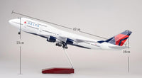 Thumbnail for Delta Boeing 747 Airplane Model (1/160 Scale - 47CM)