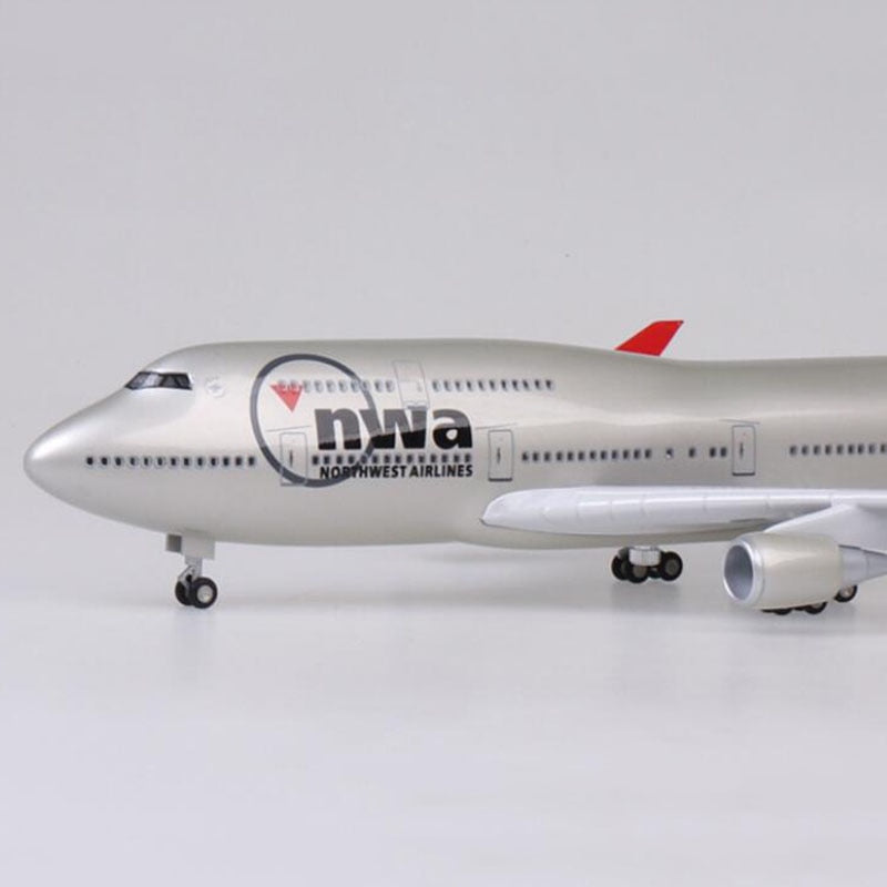 NWA Northwest Boeing 747 Airplane Model (47CM)