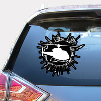 Thumbnail for Helicopter Designed Car Sticker