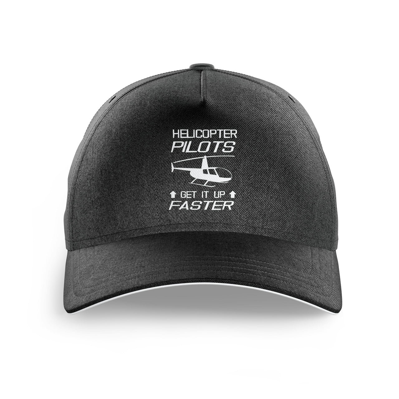 Helicopter Pilots Get It Up Faster Printed Hats