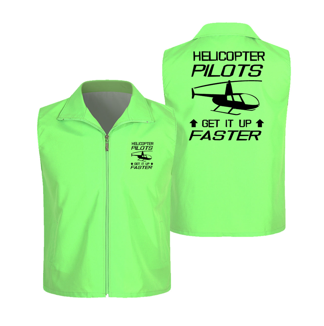 Helicopter Pilots Get It Up Faster Designed Thin Style Vests