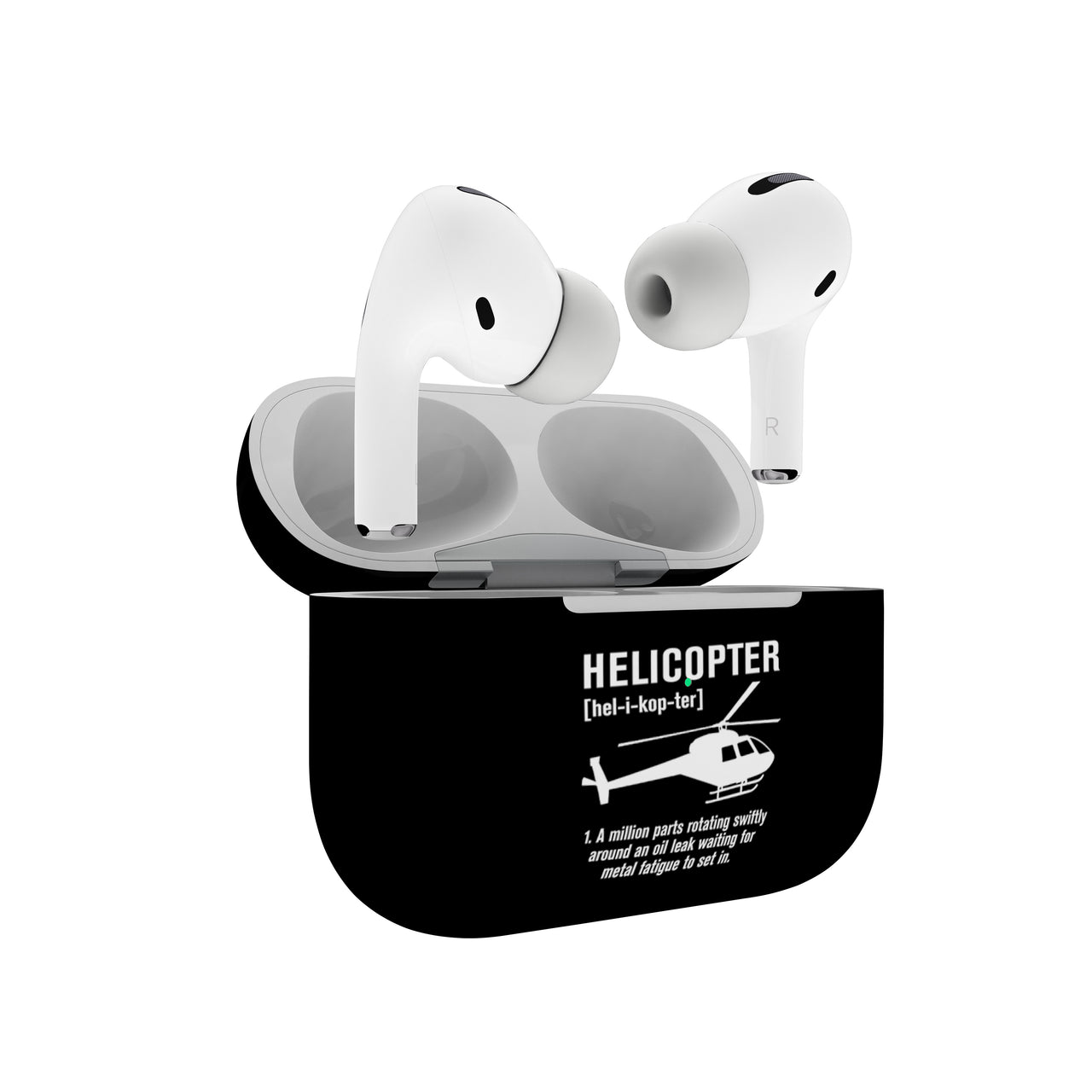 Helicopter [Noun] Designed AirPods  Cases