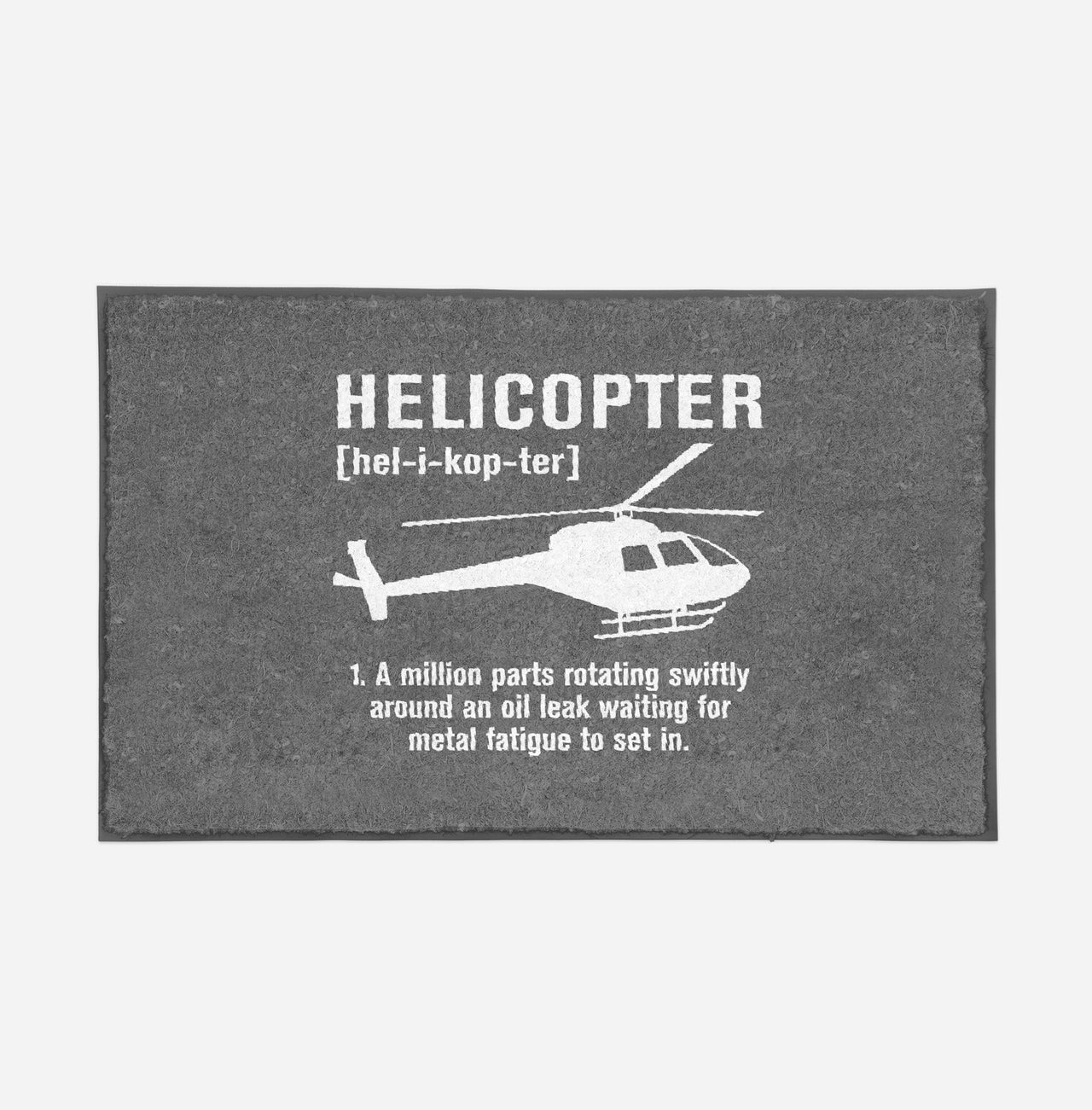 Helicopter [Noun] Designed Door Mats