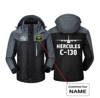 Thumbnail for Hercules C-130 & Plane Designed Thick Winter Jackets