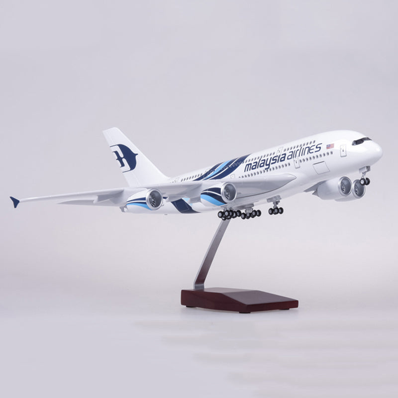 Malayan Airways Airbus A380 Airplane Model (1/160 Scale)