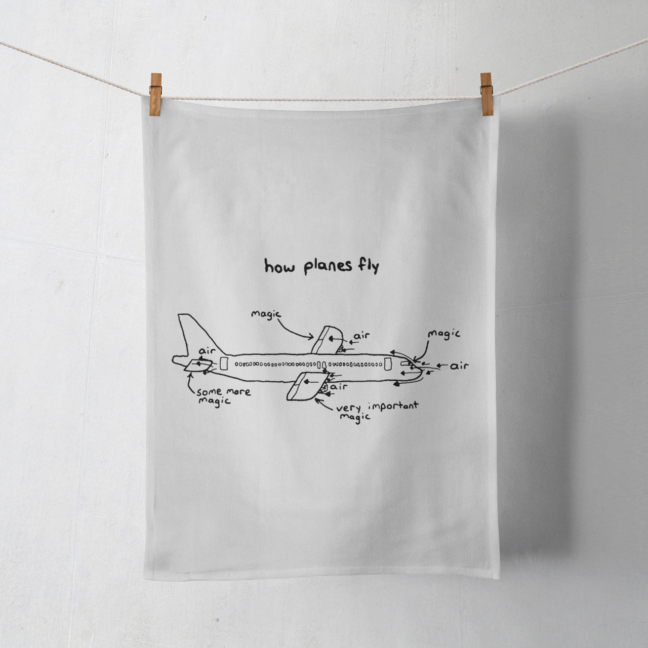 How Planes Fly Designed Towels