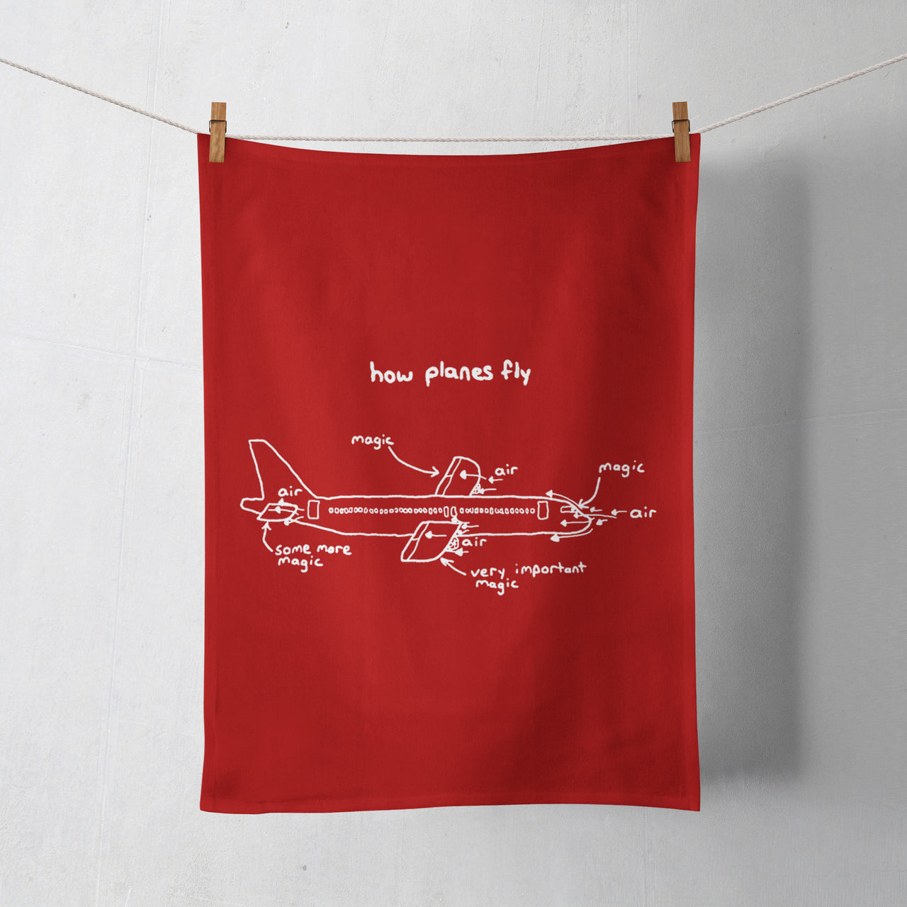 How Planes Fly Designed Towels