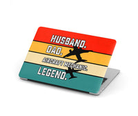 Thumbnail for Husband & Dad & Aircraft Mechanic & Legend Designed Macbook Cases