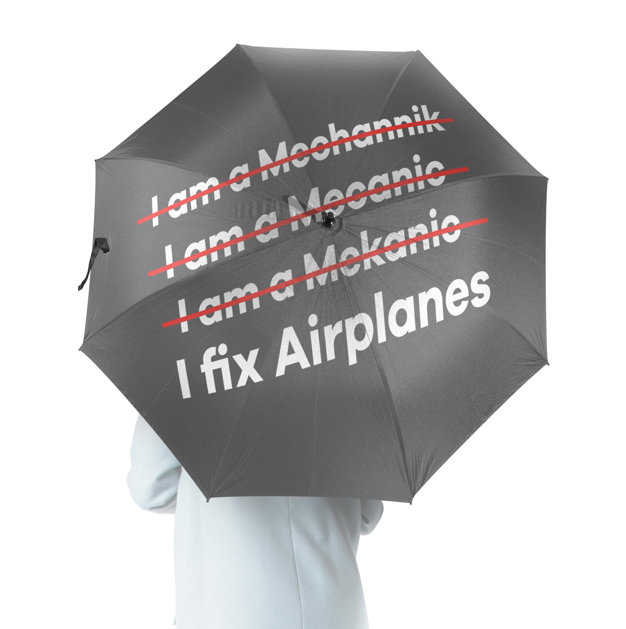 I Fix Airplanes Designed Umbrella