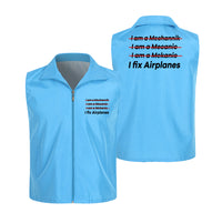 Thumbnail for I Fix Airplanes Designed Thin Style Vests