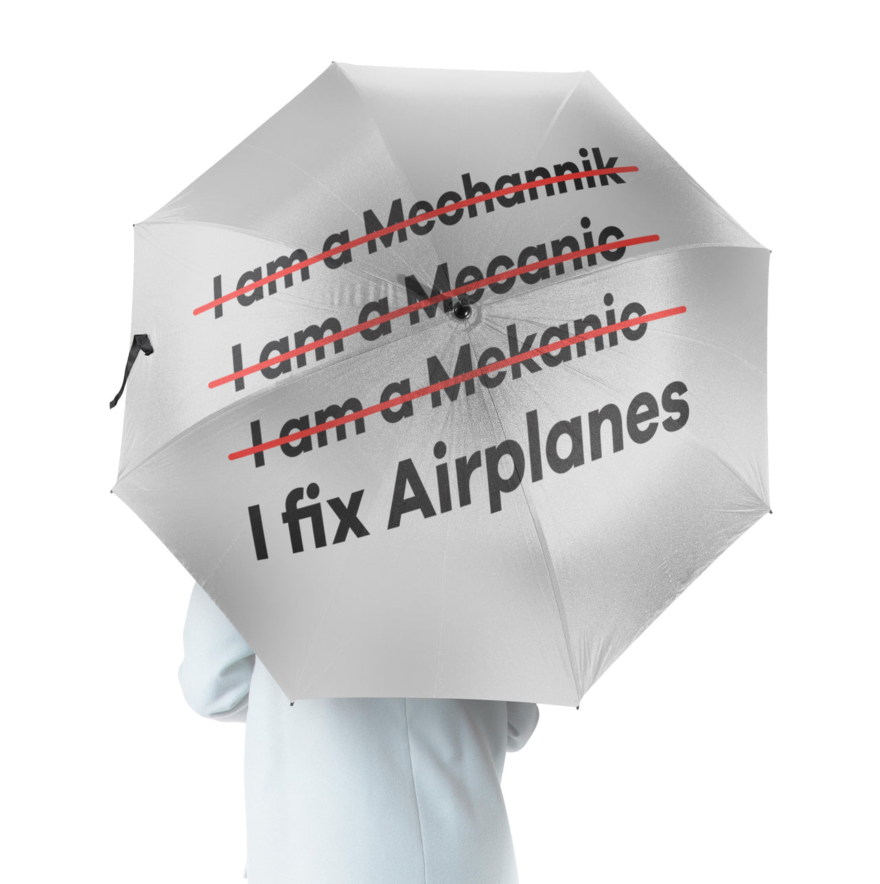 I Fix Airplanes Designed Umbrella