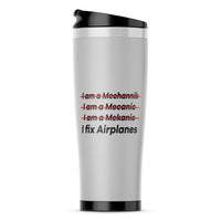 Thumbnail for I Fix Airplanes Designed Travel Mugs