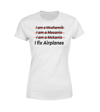 Thumbnail for I Fix Airplanes Designed Women T-Shirts