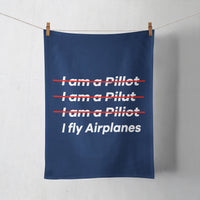 Thumbnail for I Fly Airplanes Designed Towels